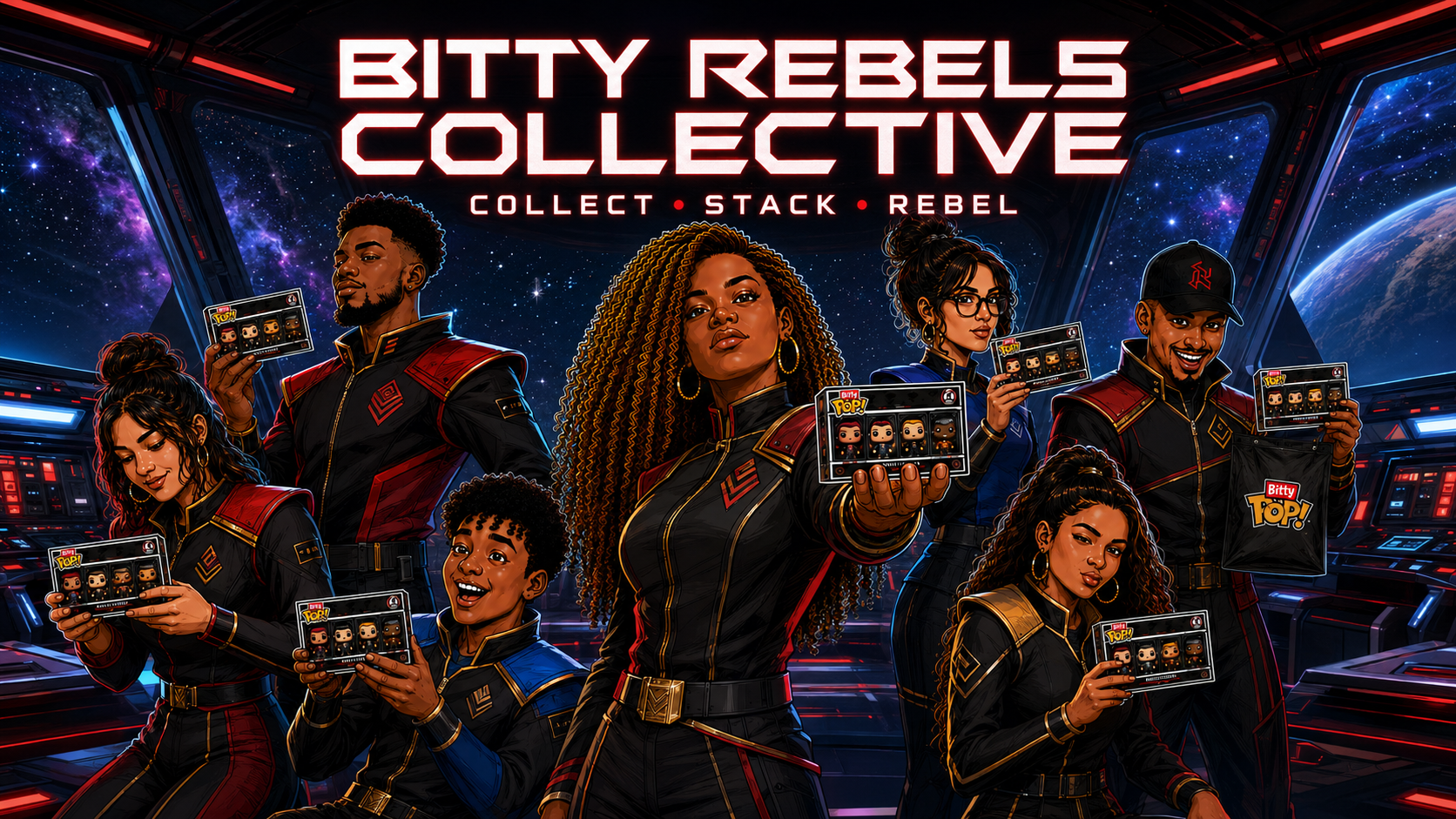 Bitty Rebels Collective — Collect, Stack, Rebel